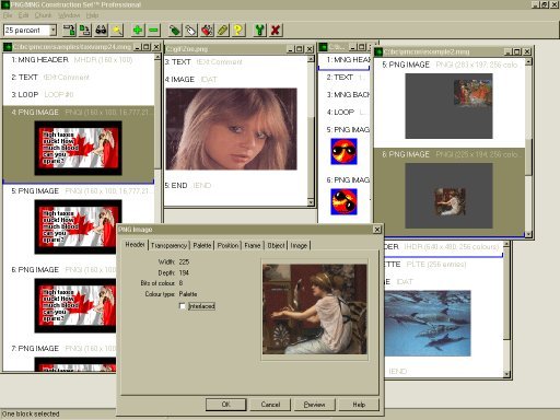 AMI PNG/MNG Construction Set Pro Screenshot